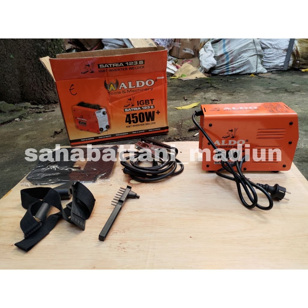 Mesin Travo Las ALDO 450 WATT Inverter Welder IGBT 450W 123S