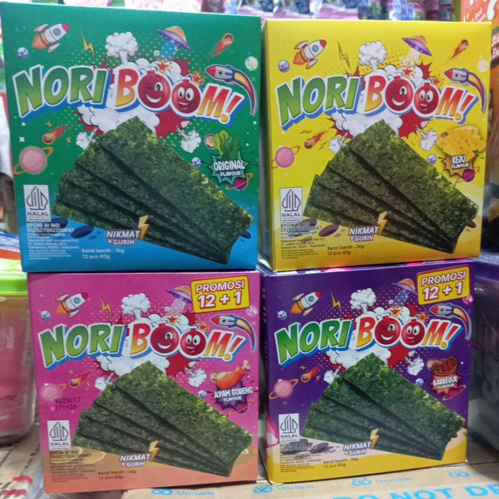 

Nori boom aneka rasa (rumput laut)