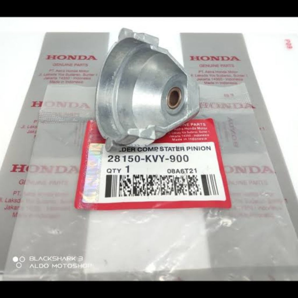 Tutup Gigi Pinion Stater Beat Scoopy Spacy Vario 110 Karbu Fi KVB Original AHM / Cover Gigi Pinion O