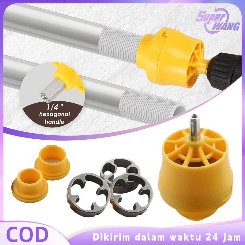 1set Alat Senai Pipa PVC Alat Pembuat Senai Ulir Pipa Pembuat Drat Pipa PVC Alat Buat Drat Pipa Untu