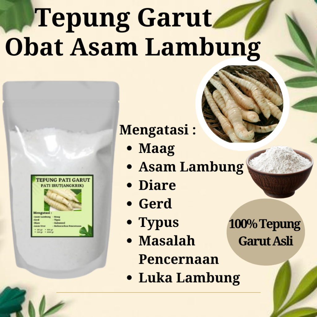 

Tepung Pati Garut 1kg / Tepung Pati Garut