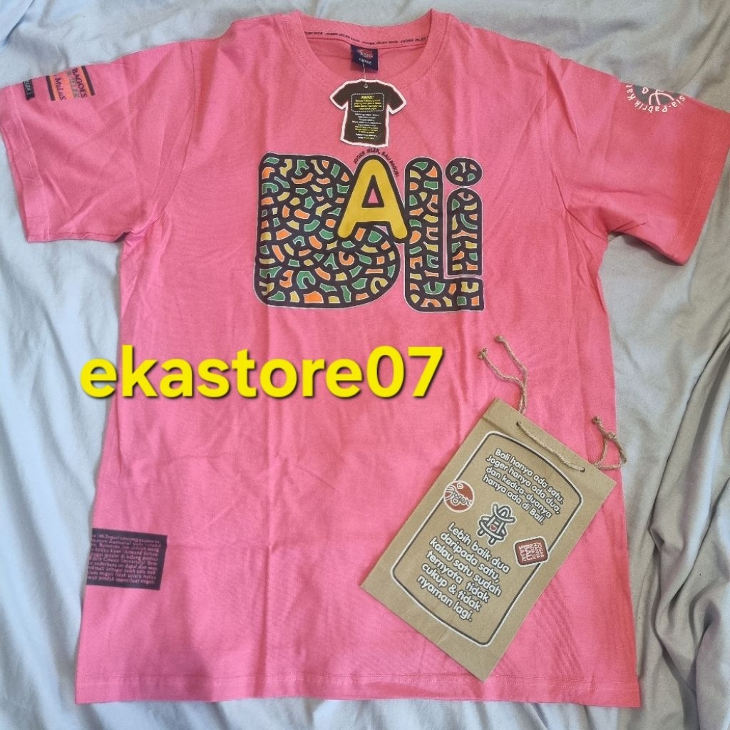 Kaos Joger Jelek Bali Bagus motif diatas Bali