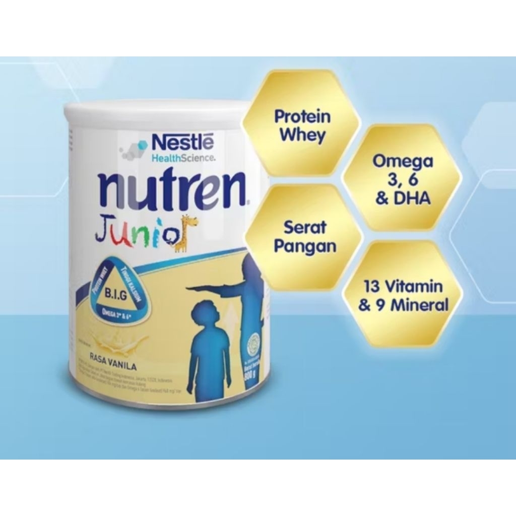 

NUTREN JUNIOR Susu Pertumbuhan Anak Rasa Vanila