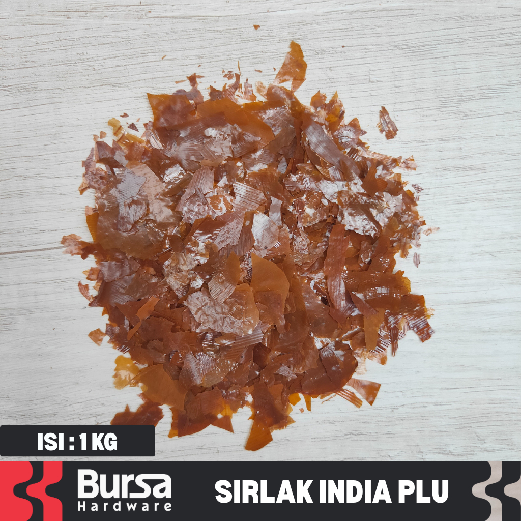 Sirlak Serlak Shellac Shellak India Plu Plitur Emping 1 Kg