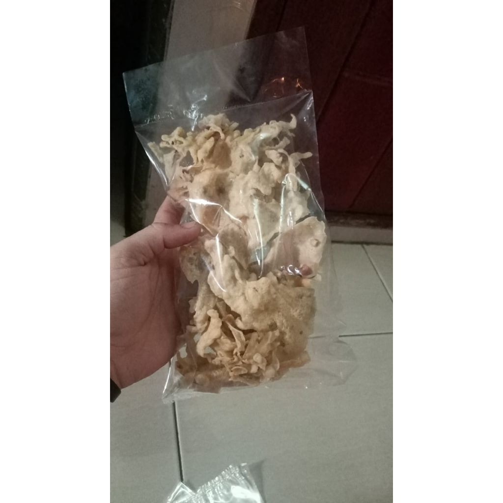 

peyek kacang dan rebon