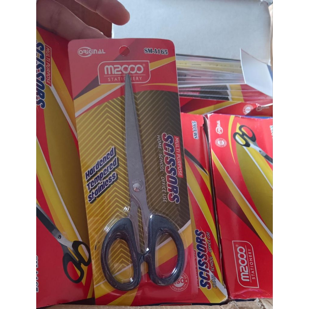 

1 LUSIN Gunting Stainless SM-A165 Stainles Gunting Anti Karat multi purpose home-school-office use gunting kertas gunting serbaguna