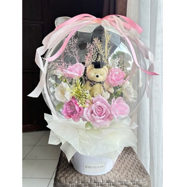 buket graduation / buket bunga / buket balon / buket boneka / flower box