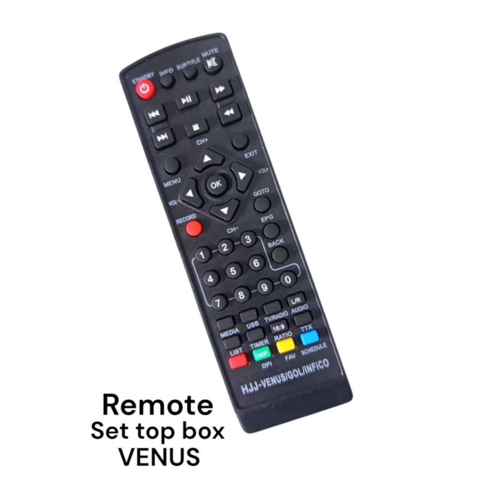 Remote STB VENUS Cabe Rawit / Remote set top box Venus Cabe Rawit