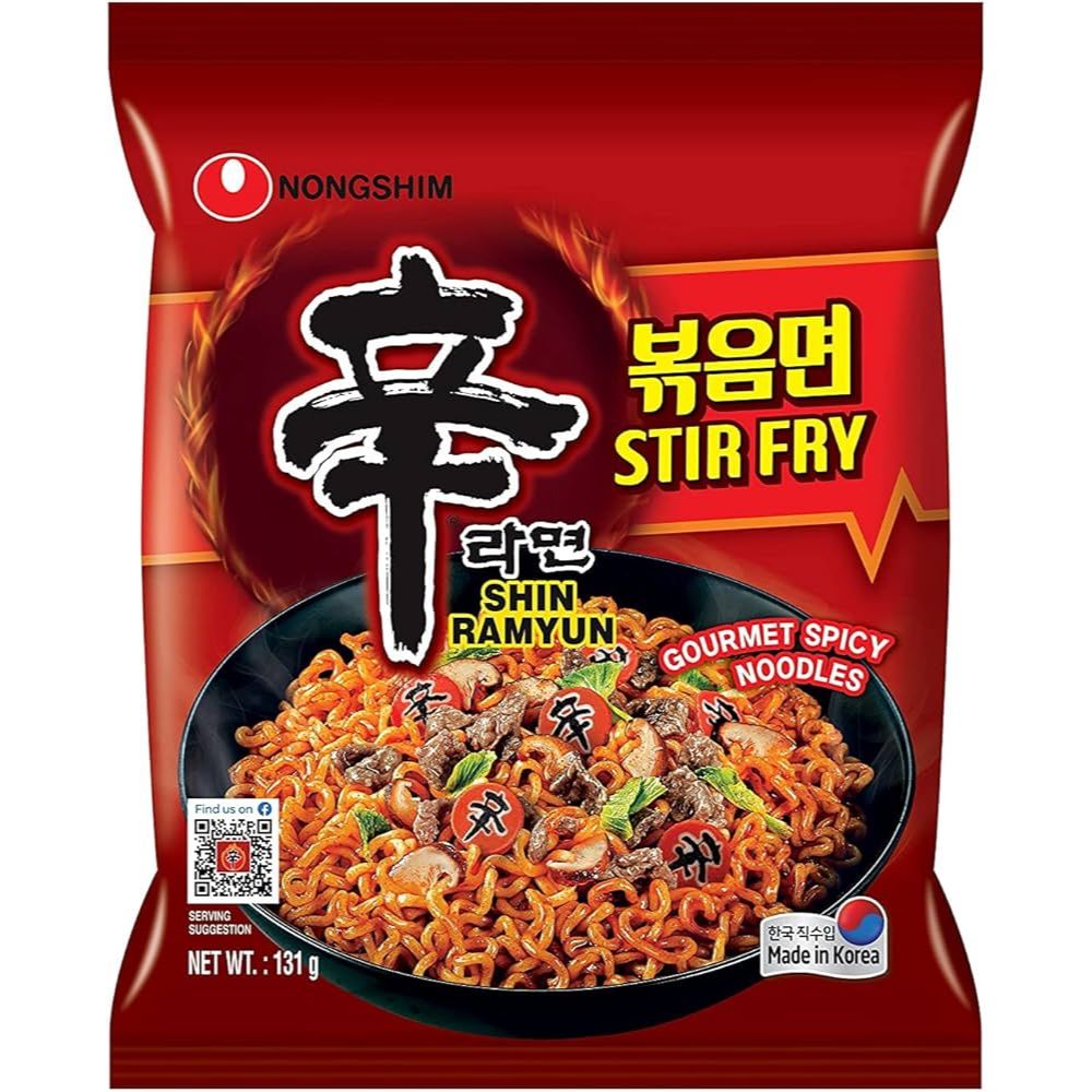 

NONGSHIM SHIN RAMYUN STIR FRY GOURMET SPICY NOODLE NONG SHIM 131 g