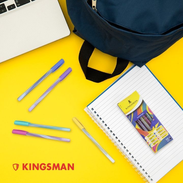 

12 PCS / 1 PAK PULPEN Kingsman A-35 lebih lancar licin pakai sampai habis