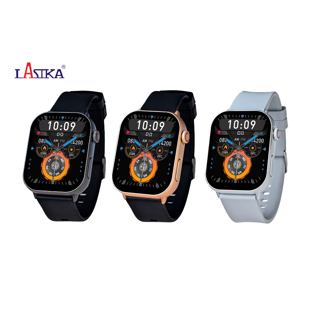 Jam tangan wanita / laki smartwatch jam pintar Lasika H01 , tahan air & dapat kotak.