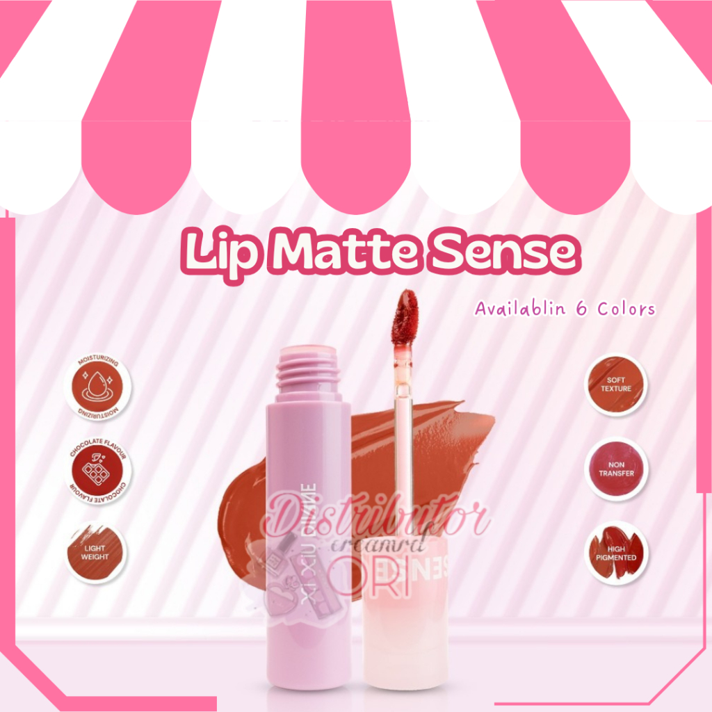 XI XIU Divine Lip Matte Sense | Lipcream Tahan Lama | Transferproof XIXIU