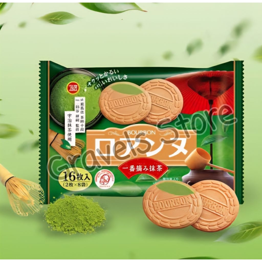 

[BIG SIZE] Bourbon Roanne Matcha / Green Tea Waffle - Japan Snack