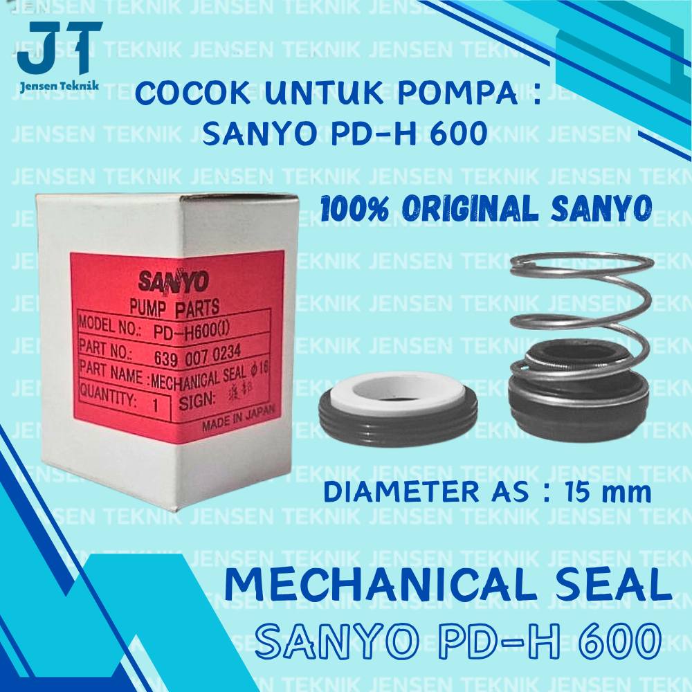 Mechanical Seal Pompa Air Sanyo PD-H 600 Original