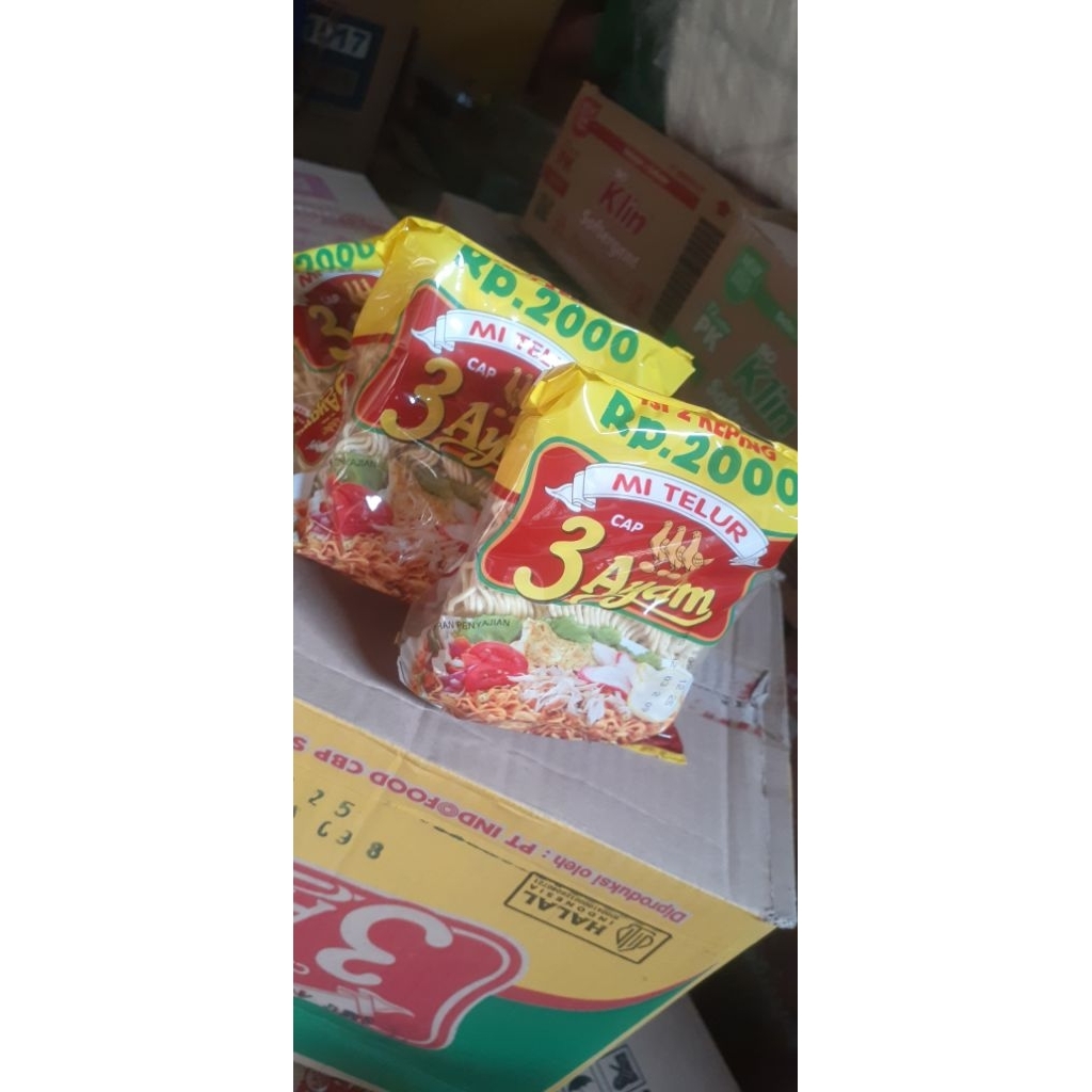 

Mie telur cap 3 ayam 2000 an / pcs