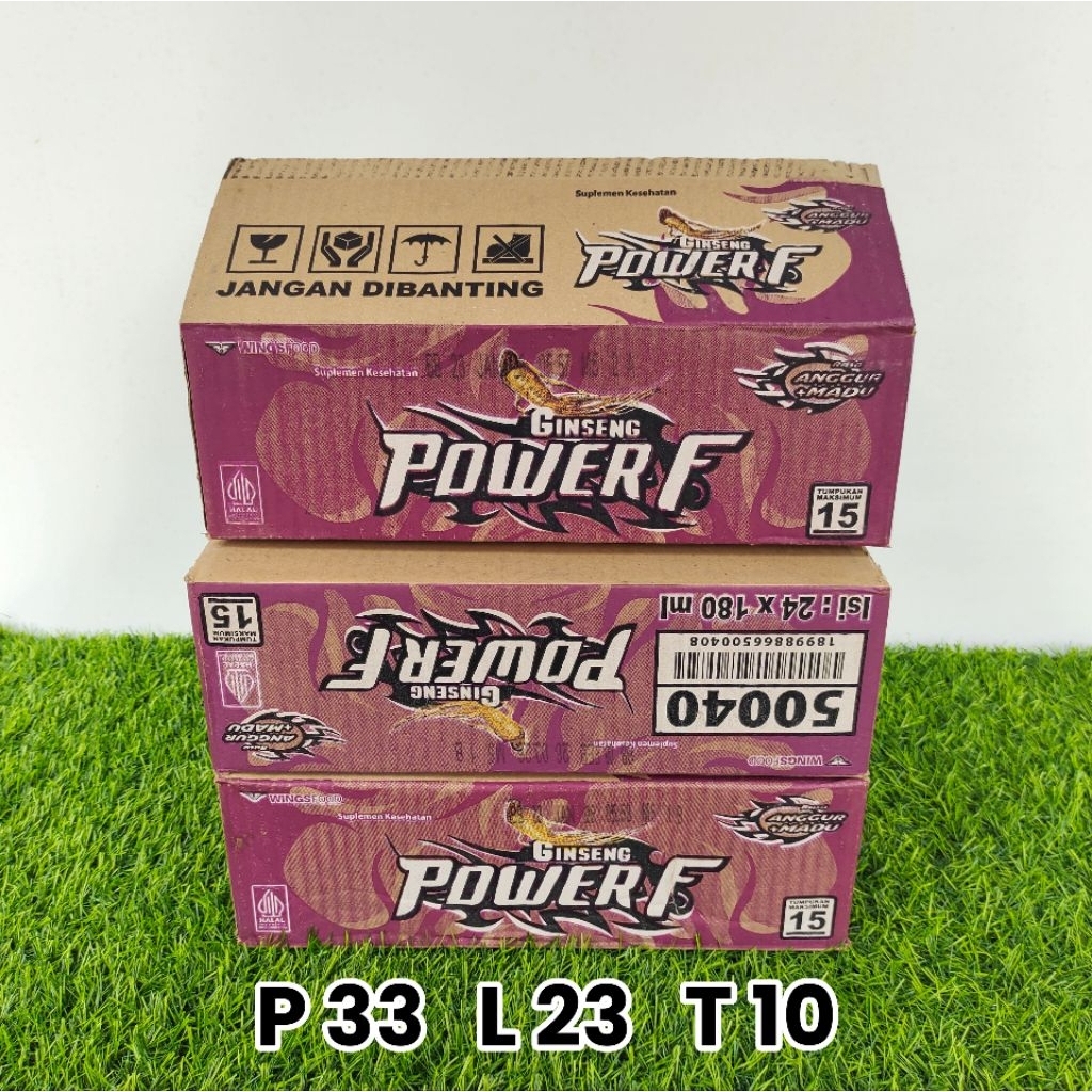 

KARDUS BEKAS MINUMAN POWER F 33x23x10
