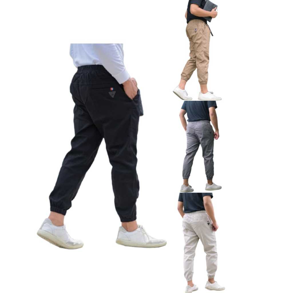 Sirwal jogger celana sirwal jogger pria dewasa premium celana panjang pria model sirwal joger hitam