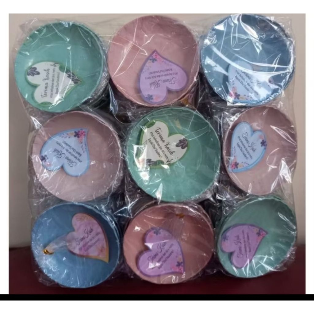 100 pcs souvenir mangkok kemasan plastik souvenir pernikahan  100pcs