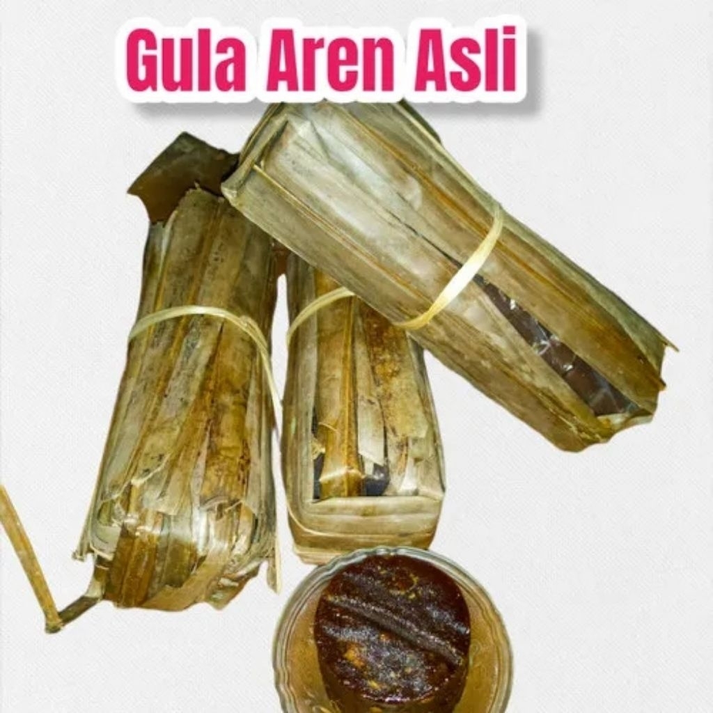 

gula aren asli bungkus daun 1kg