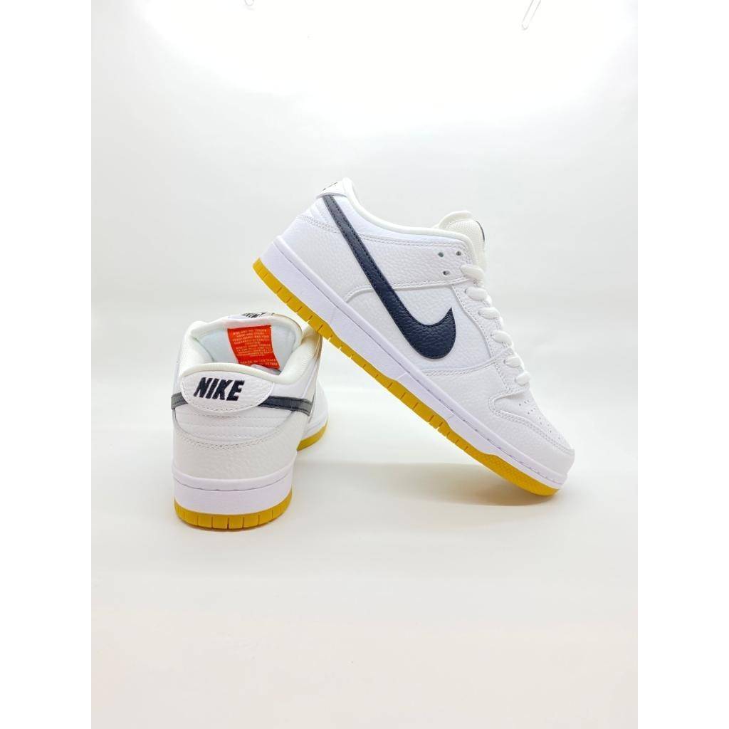 Sepatu Pria SB Dunk Low Orange Label White Navy Nike SB Dunk Low Orange Label White Navy