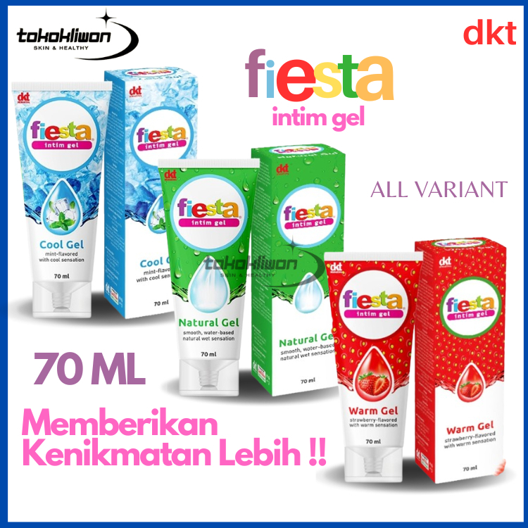 Fiesta Intim gel 70 ml Lubricant Gel Pelumas Miss V Pelicin Hubungan Intim tahan lama