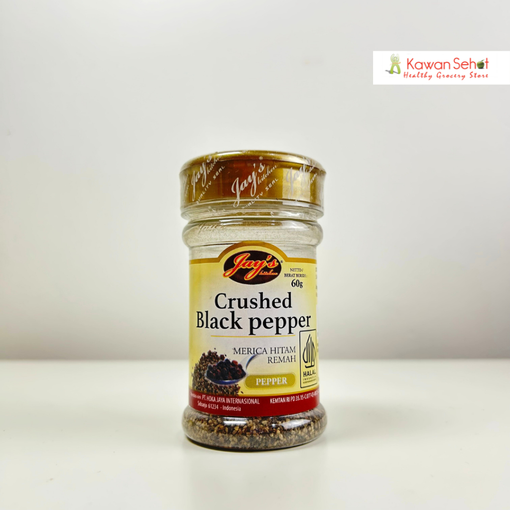 

Jay's Crushed Black Pepper | Merica Hitam Remah 60gr