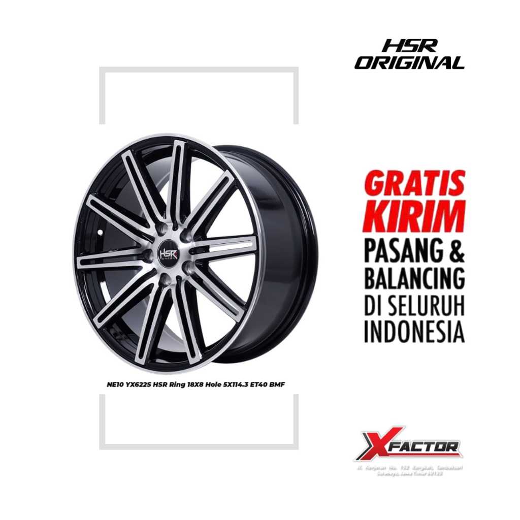 VELG MOBIL HSR R18 HSR NE10 R18X8 H5X114,3 ET40 BMF