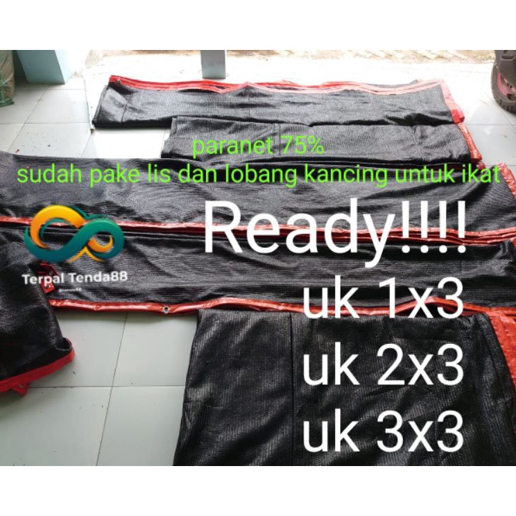 Paranet 75 Uk 1x3 2x3 3x3 3x4 3x5 paranet peneduh tanaman