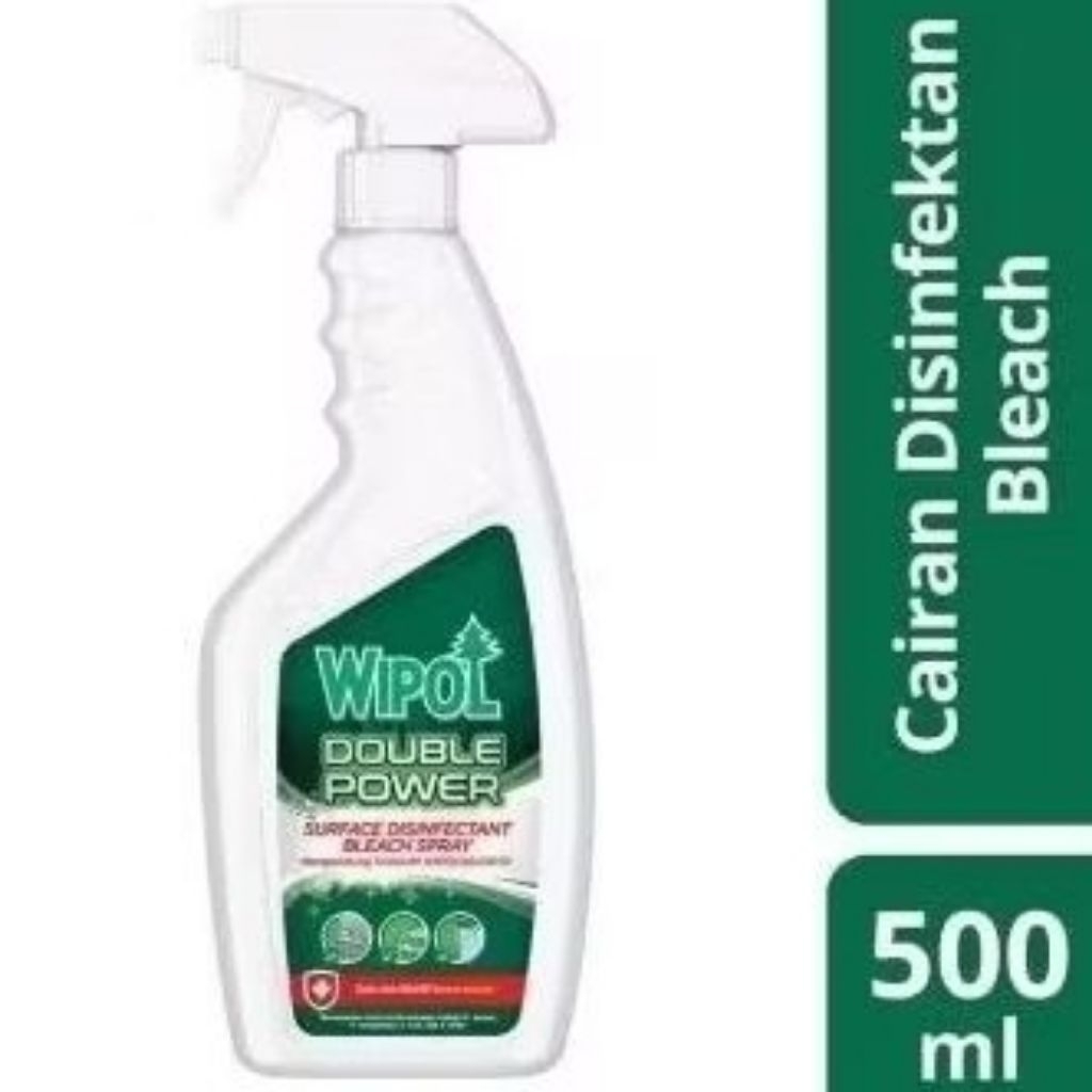 Wipol Double Power Surface Disinfectant Bleach Spray 500ml Disinfektan
