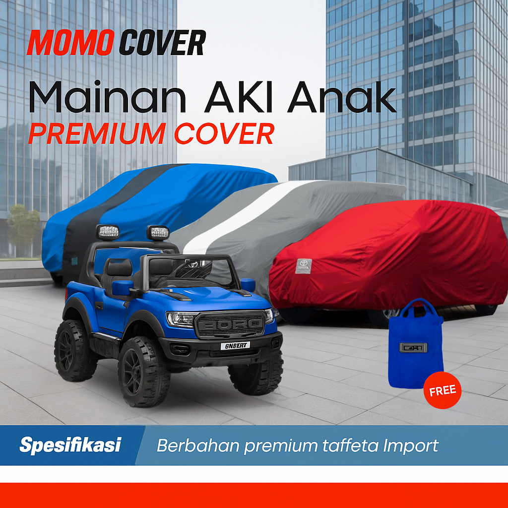 Penutup Mobil Mainan Anak Elektrik Sarung Cover Mobil Mobilan Aki Kecil Besar