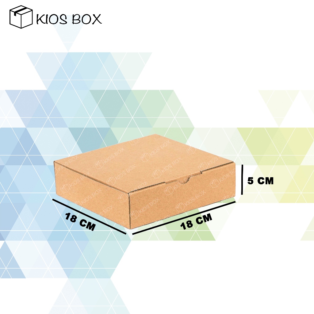 

Kardus Polos Box Die Cut 18x18x5
