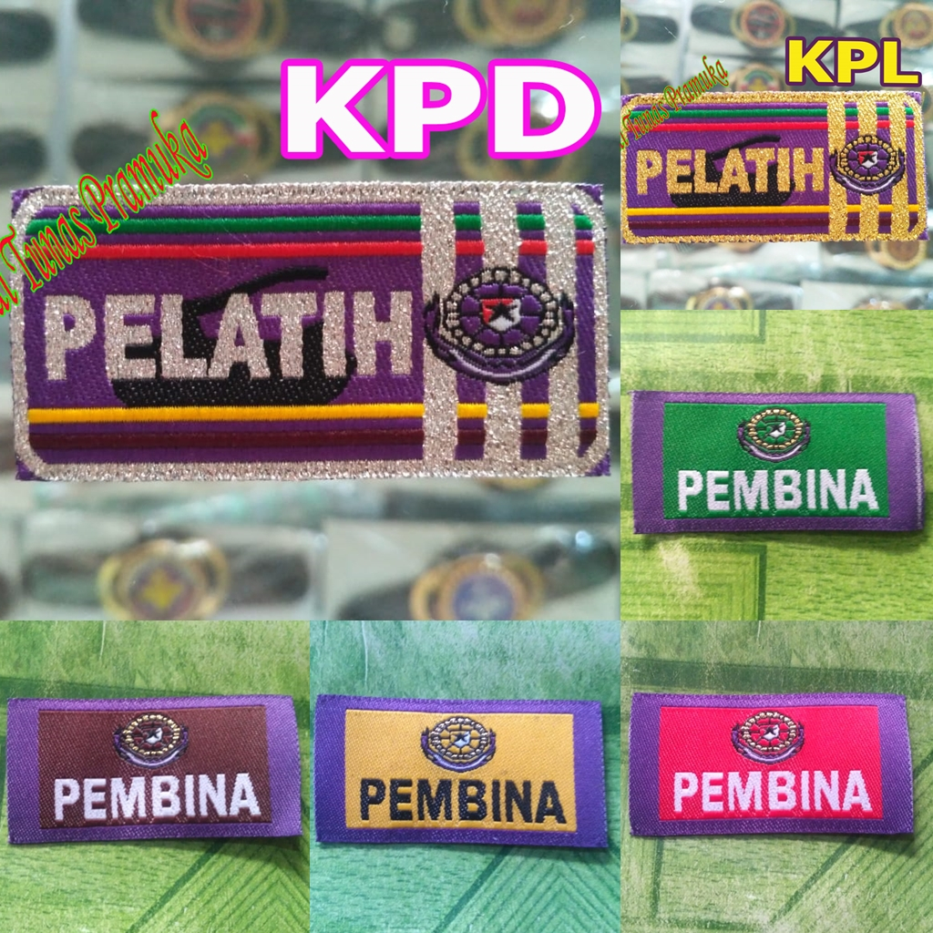 Tanda kualifikasi pelatih pembina pramuka KPD KPL siaga penggalang penegak pandega
