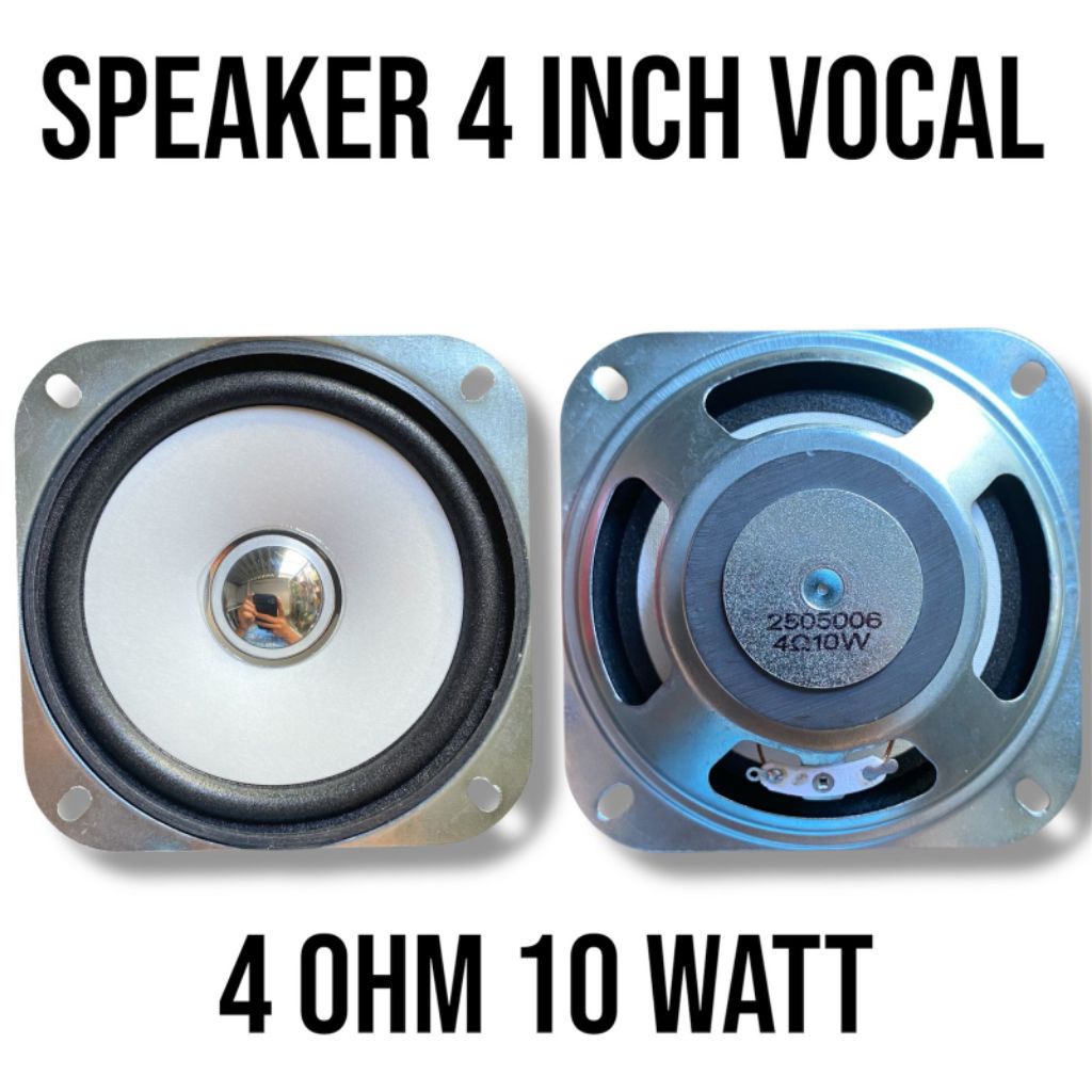 SPEAKER 4 INCH BASS VOCAL FOR AMPLIFIER SPEAKER 4 INCH 4 OHM