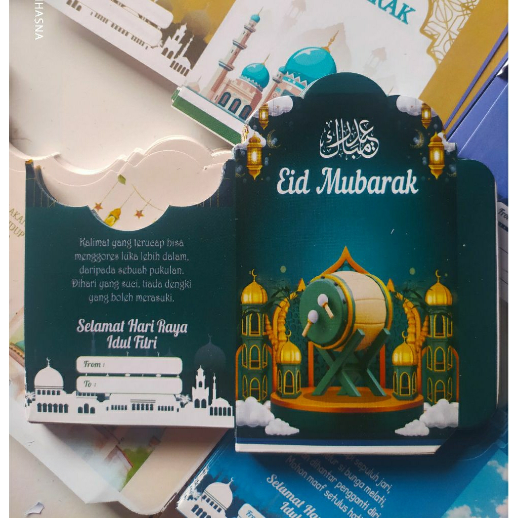 

AMPLOP MEDIUM MUSLIM 100 LEMBAR,[Lembaran ]BISA MILIH FREE PLASTIK (COD)