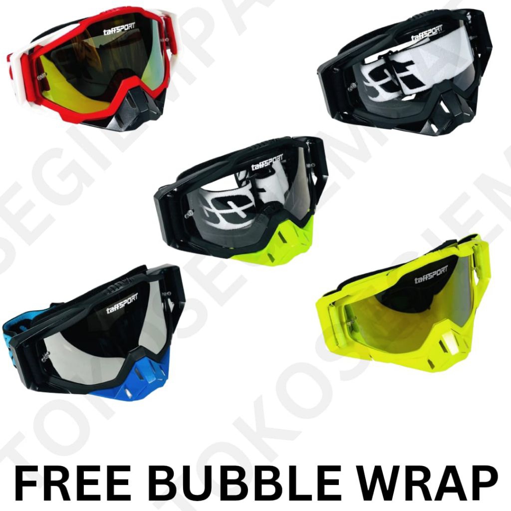 Kacamata Helm Trail KLX CRF Goggle CocokUntuk Helm Terbuka Motorcross fit face supermoto