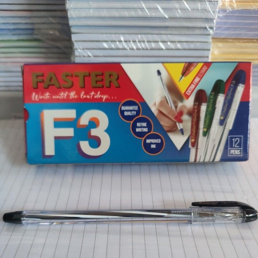

Bolpen Faster/ Bolpoin Faster/ Pen Faster F3 1 Pack harga murah grosir