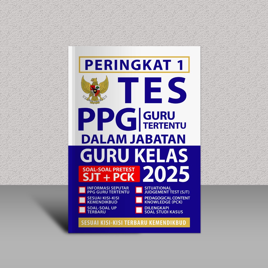 Buku PPG Guru Tertentu Guru Kelas 2025 - Buku PPG Daljab Guru Kelas 2025