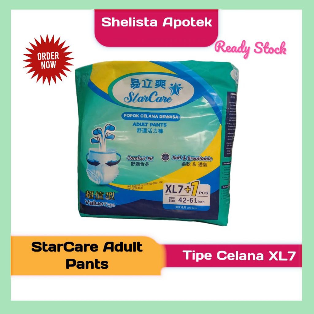StarCare Popok Celana Dewasa ukuran XL7