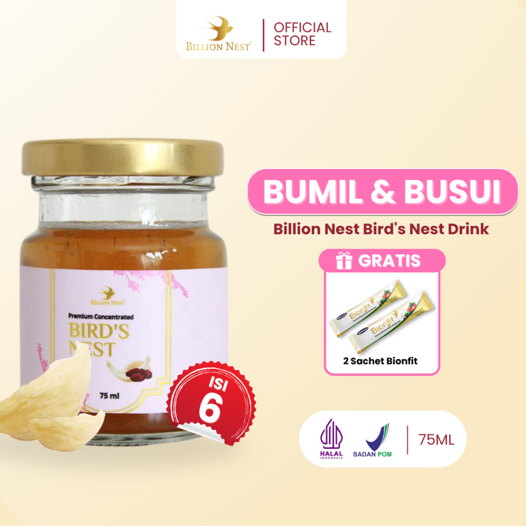 

BILLION NEST - Minuman Sarang Burung Walet Edisi Bumil Busui - Sari Kurma