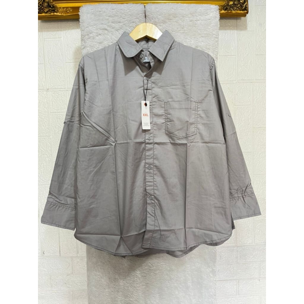 kemeja dust denim wanita bahan katun