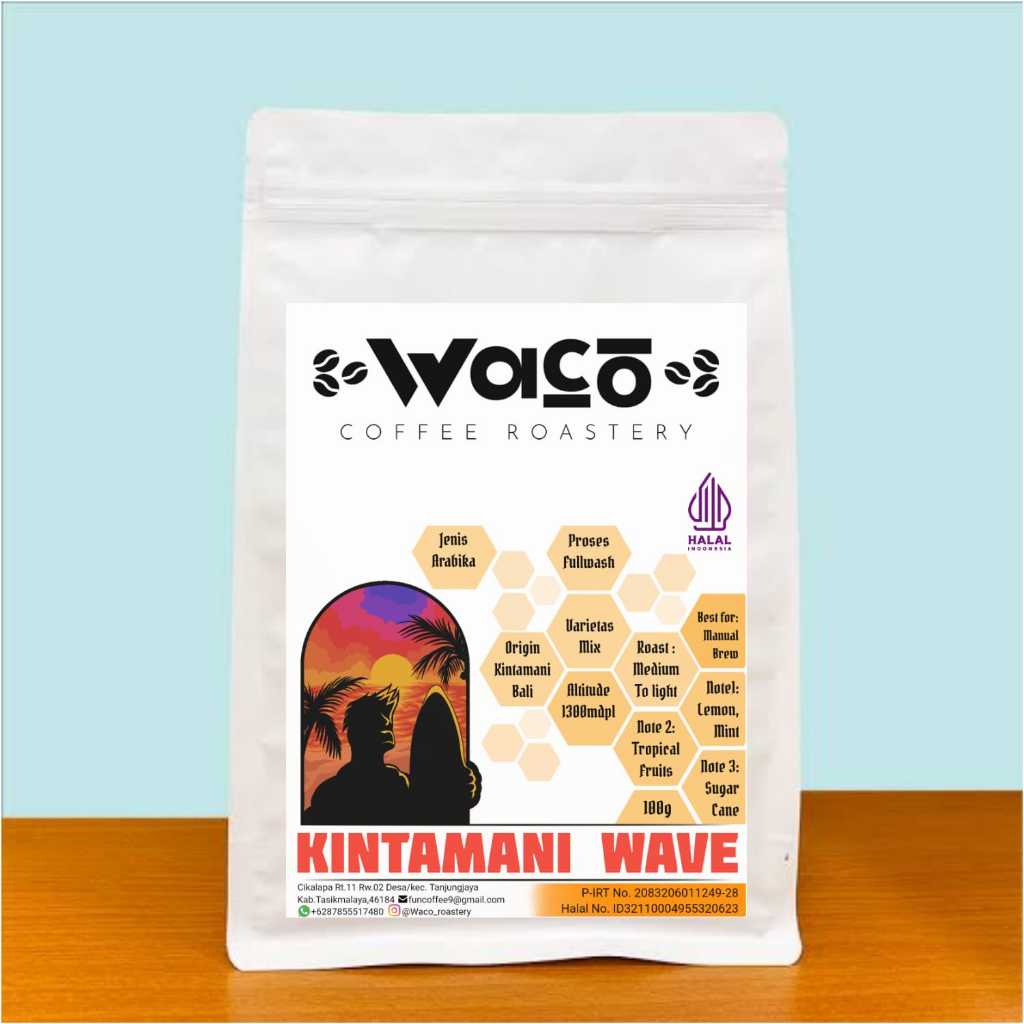 

WACO "Kintamani Wave" - Roast Bean Arabika - 200gr/100gr