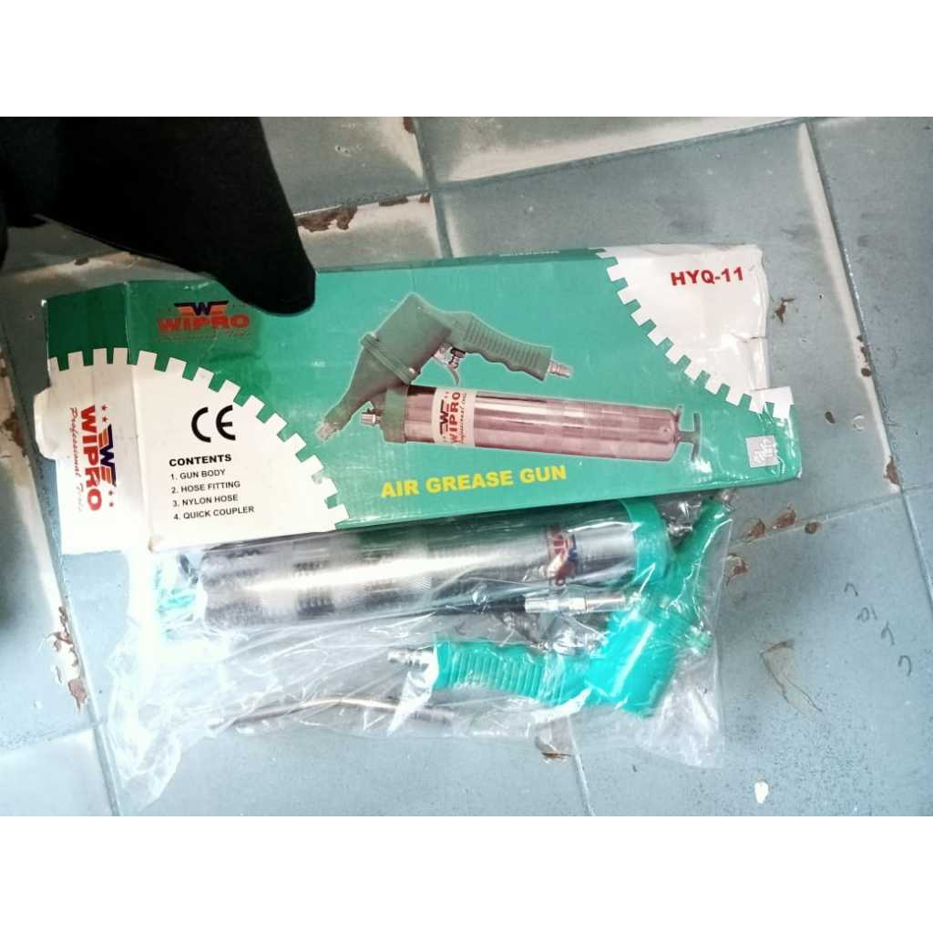 Gun pispot angin /Air grease gun / pompa gomok angin kompressor