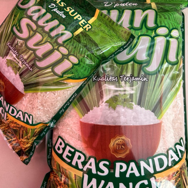 

D'pulen Beras Super Daun Suji Pandan Wangi