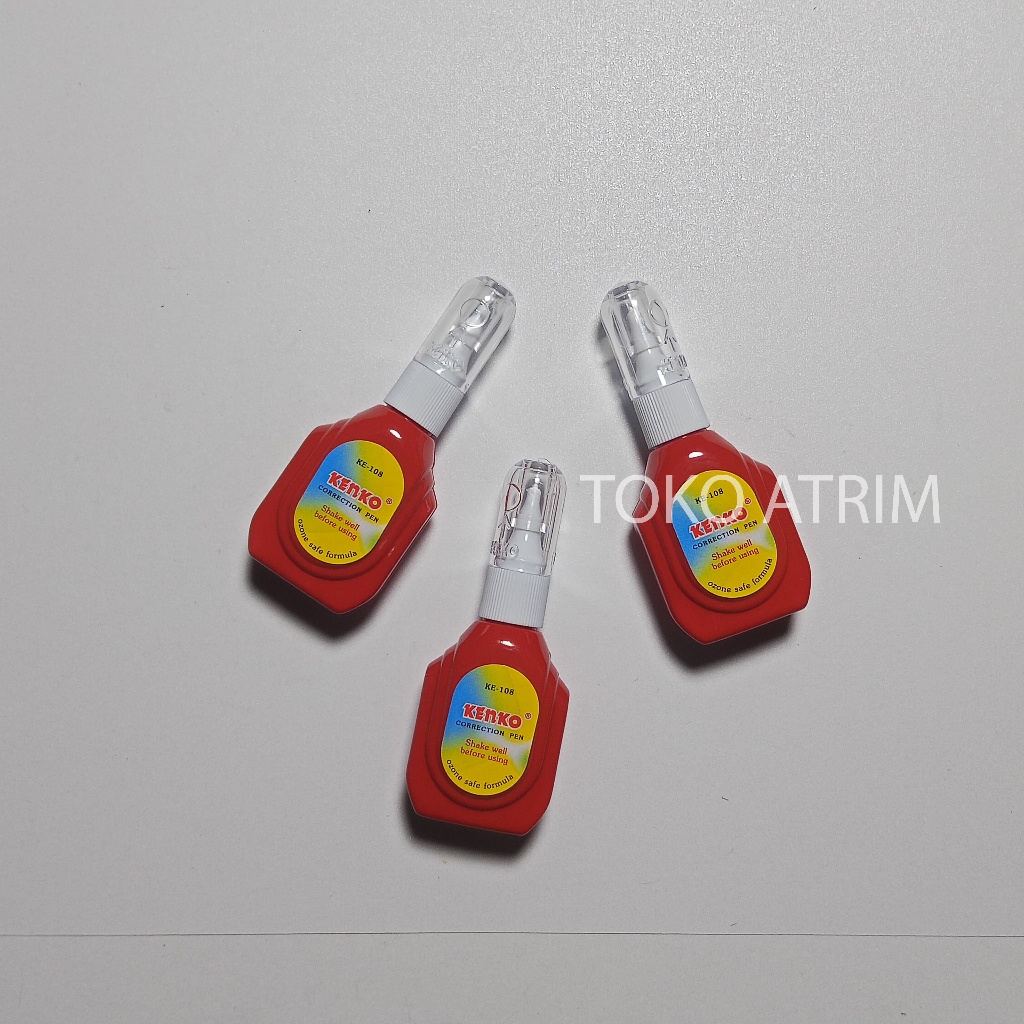 

KENKO Tipex Cair Correction Liquid Koreksi Cairan Penghapus KE 108 / 1 PCS ASLI