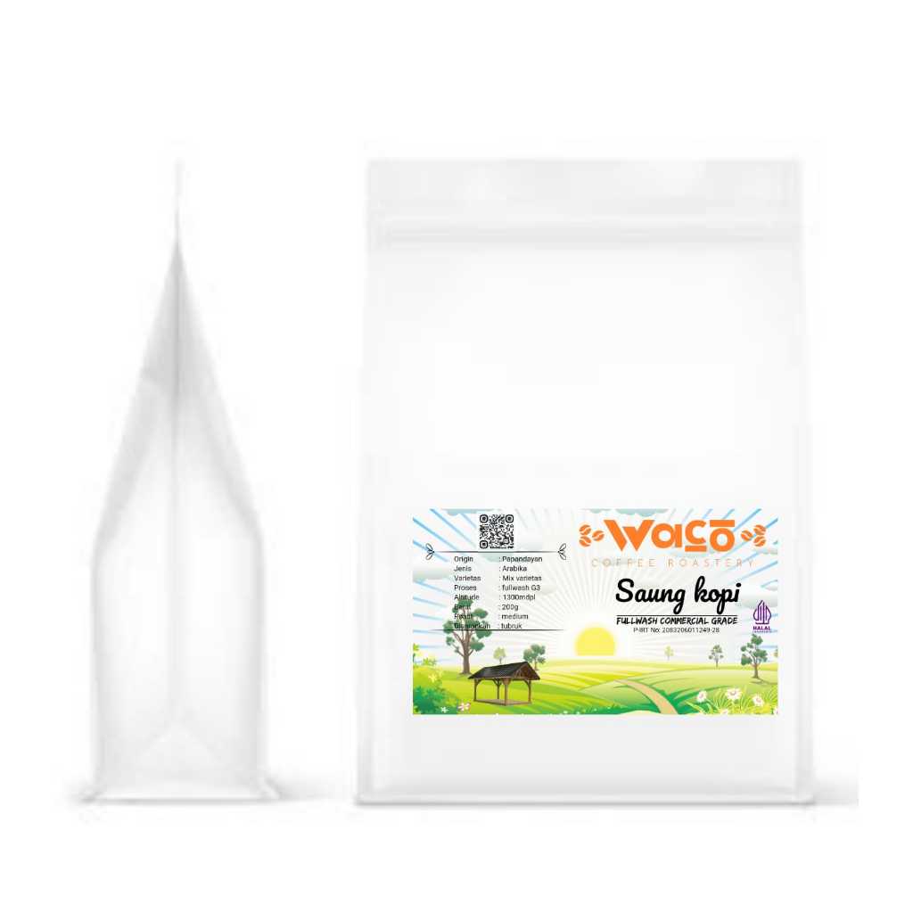 

WACO "Saung Kopi" - Commercial Grade - Arabika 200gr