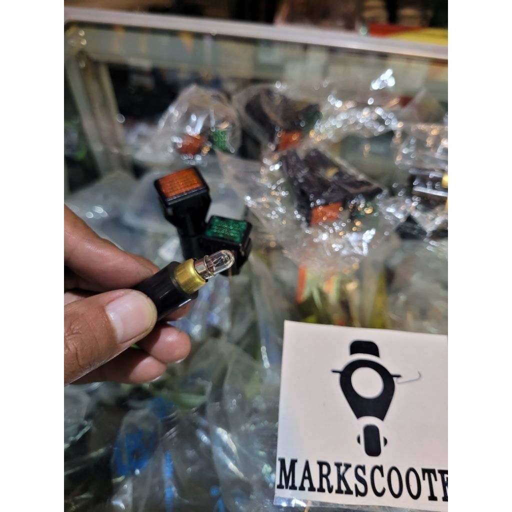 fiting kontrol indikator stang batok atas vespa px lama ps