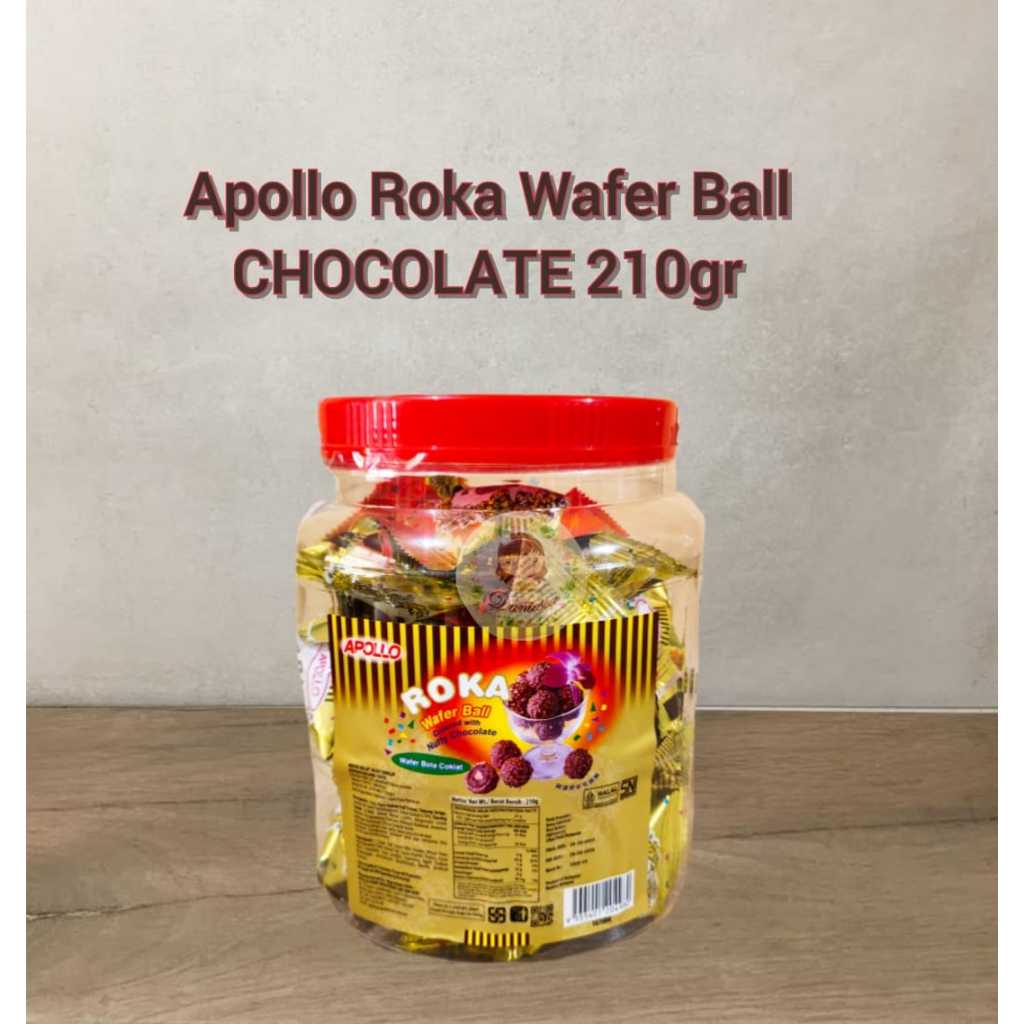 

Apollo roka coklat wafer ball toples kecil 210 gr ( scp )