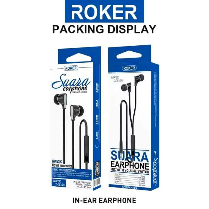 EARPHONE ROKER/ HANFREE ROKER