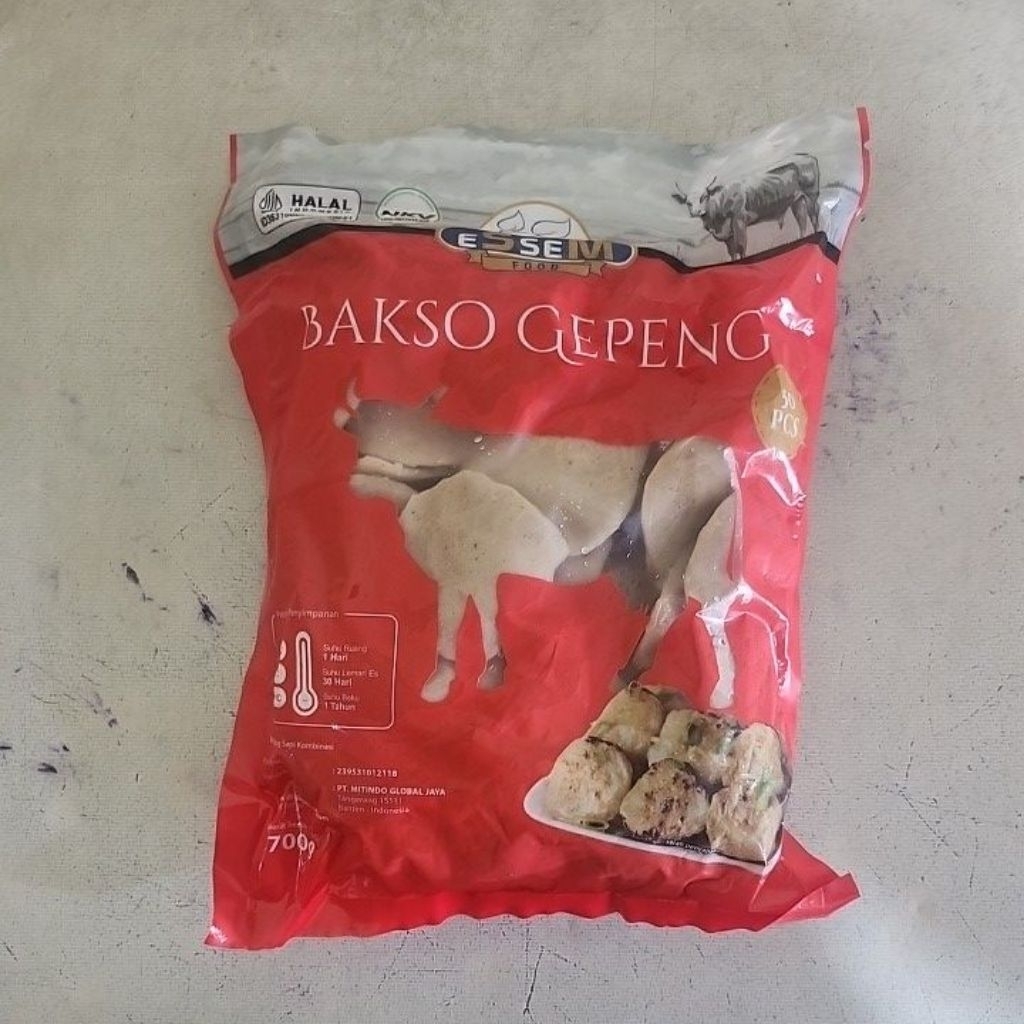 

Bakso Sapi Gepeng Essem Food Isi 50