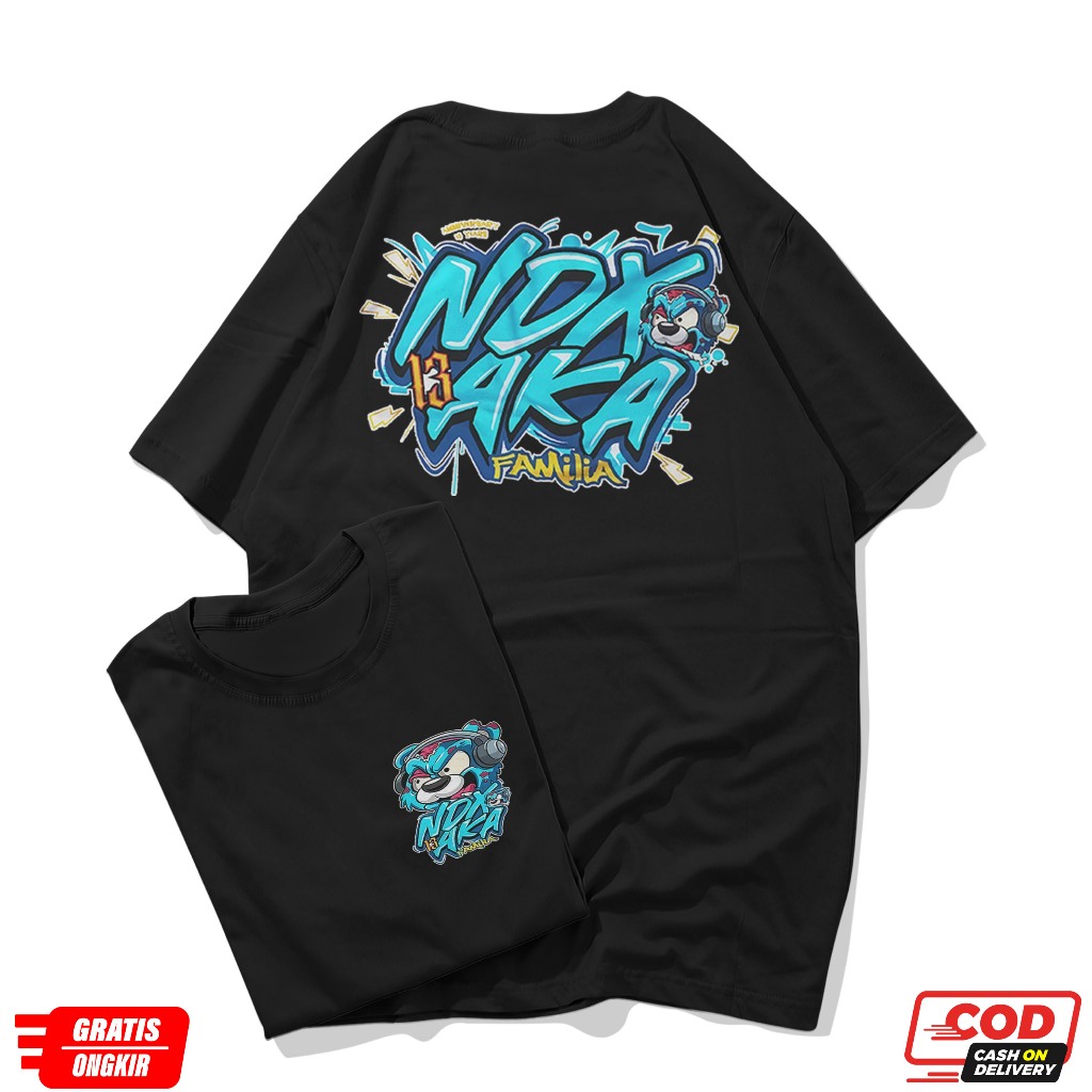 Kaos NDX Aka Terbaru / Baju NDX Aka Familia / T-Shirt NDX Tour LadyFams Family